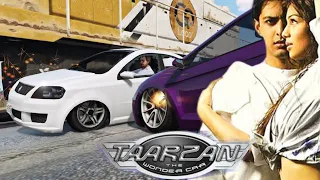 GTA 5 - Taarzan The Wonder Car - Car Chase & Murder Scene Recreation Part 1