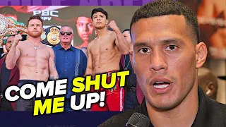 David Benavidez on if he plans to CONFRONT Canelo after Jaime Munguia fight!