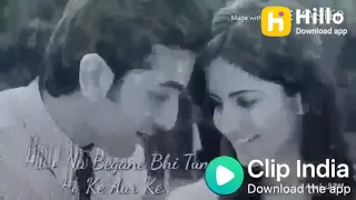 Best👍 ranbir kapoor song tu jane na WhatsApp status