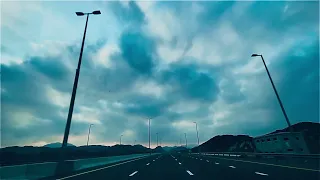 Sunrise on the way to Hatta | Road trip | UAE