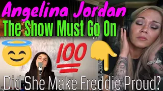 Angelina Jordan The Show Must Go On |  First Reaction | Angelina Covered Queen Perfectly | Reaction