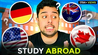 Study Abroad | Best Country to Study Abroad | USA vs Canda vs UK vs Australia vs Germany