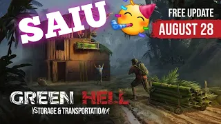 Nova Atualização 🥳 Green Hell Storage e Transportation(transporte e armazenar) Bora Testar!