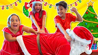 Uma História Atrapalhada de Natal com Maria Clara MC Divertida | Funny Stories Christmas for Kids