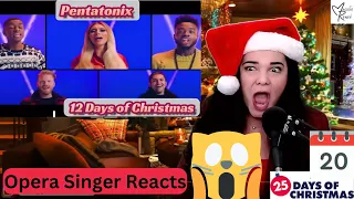 Opera Singer Reacts to Pentatonix "12 Days Of Christmas"