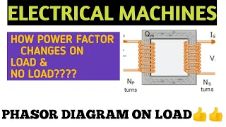 lecture no 7.#Transformeronload.#Phasordiagram on load.Equivalent diagram of transformer parameters.