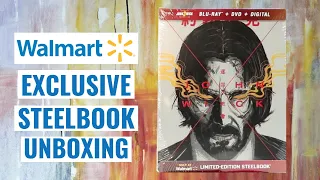 John Wick 3 Parabellum Walmart Exclusive Blu-ray Limited Edition SteelBook Unboxing