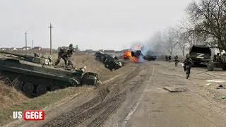 HORRIBLE!! Ukraine marines destroy 4 tank and 5 Russian armored personnel vehicles near Lyman