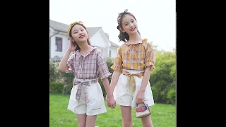 Korean Style Summer Outfit Kids Collection