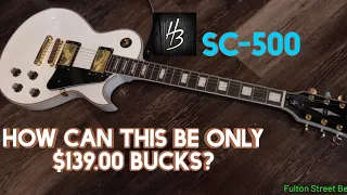 HARLEY BENTON SC-500 - The Perfect Cheap Rock Guitar? Les Paul on a Budget.