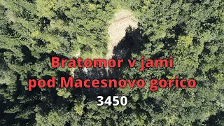 3450 bratomor, jama pod Macesnovo gorico, Jože Dežman