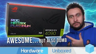 I Can't Afford It! Asus ROG Matrix Platinum GeForce RTX 4090 Review