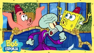 El domingo especial de Calamardo | Bob Esponja en Español