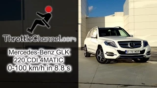 Mercedes-Benz GLK 220 CDI 4MATIC acceleration - ThrottleChannel.com