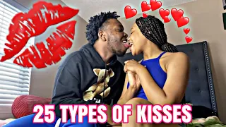 25 TYPES OF KISSES!!