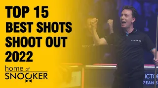 TOP 15 BEST SHOTS! Snooker Shoot Out 2022!