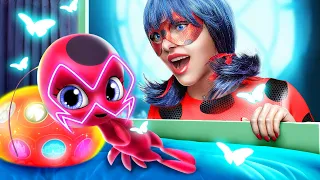 ¡Cómo Convertirse en Ladybug! / ¡Cambio de Imagen Extremo con Dispositivos de TikTok!