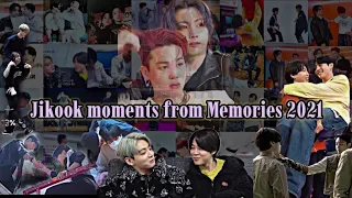 All Jikook moments from BTS memories of 2021 || 2021 iconic Jikook moments