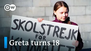 Climate activist Greta Thunberg turns 18 | DW News