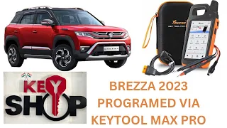 Maruti Suzuki Brezza 2023 key program via Keytool Max Pro