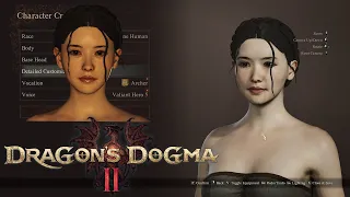 (Dragon's Dogma 2) Korean Beauty Character Creation.