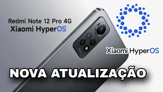 REDMI NOTE 12 PRO 4G HyperOS Atualização