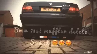 bmw e38 muffler delete.