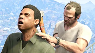 GTA V PC Trevor Kills Lamar (Editor Rockstar Movie Cinematic Short Film)