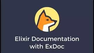 Elixir Documentation with ExDoc