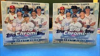 2022 Topps Chrome Sapphire Update Series!! 2 Boxes!