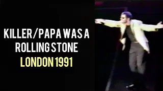 George Michael - Killer/Papa Was A Rolling Stone (London 1991)