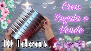 10 Hermosas MANUALIDADES FACILES Y ECONÓMICAS / IDEAS PARA VENDER O REGALAR / DIY / ARTESANATO