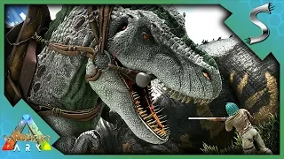 TRAPPING AND TAMING A MAX LEVEL REX! - Ark: Valguero [DLC Gameplay E14]