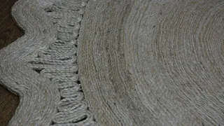 Hand Woven Jute Round Eco-friendly Area Rugs