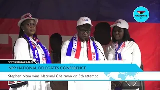 NPP National Delegates Conference: Stephen Ntim wins National Chairman on 5th attempt