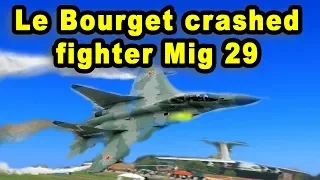 Why crashed the latest fighter Mig 29 Le Bourget aviation salon part 2 luck or skill video