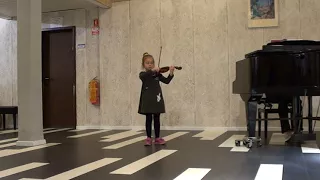 "Мазурка" Бакланова. 1-й класс скрипки