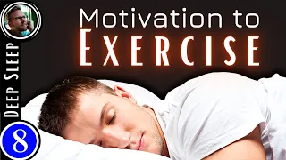 Exercise Motivation: Sleep Hypnosis Black Screen 8-hours