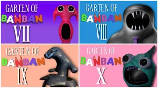 All Trailer Comparison: Garten Of Banban Chapter 10 Vs Chapter 9 Vs Chapter 8 Vs Chaptar 7