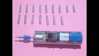 How to Make a Screwdriver Using 3V DC Motor