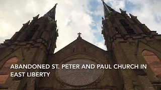 Trying to find way into creepy abandoned school and church