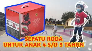 Unboxing sepatu roda Ferrari - Unboxing Ferrari In Line Skate