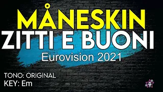 Måneskin - Zitti E Buoni - Karaoke Instrumental
