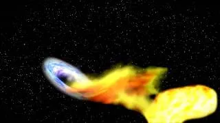 Supermassive Black Hole Caught Devouring a Star [720p]