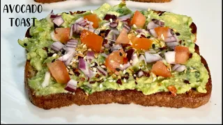 AVOCADO TOAST RECIPE|HEALTHY & EASY BREAKFAST RECIPE| HOW TO MAKE AVOCADO TOAST