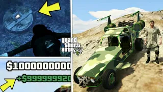 GTA 5 - I've open the Secret Hatch in GTA 5 and these Secrets are Inside! (Rare car, Money, Ghost)