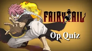 Blind Test Anime - 26 Openings [Special Fairy Tail]