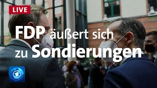 Nach Sondierungsrunden: Statement der FDP-Parteiführung