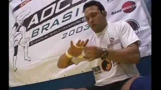 Renzo Gracie ADCC 2003 BACKSTAGE