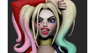 Harley Quinn Zbrush Timelapse